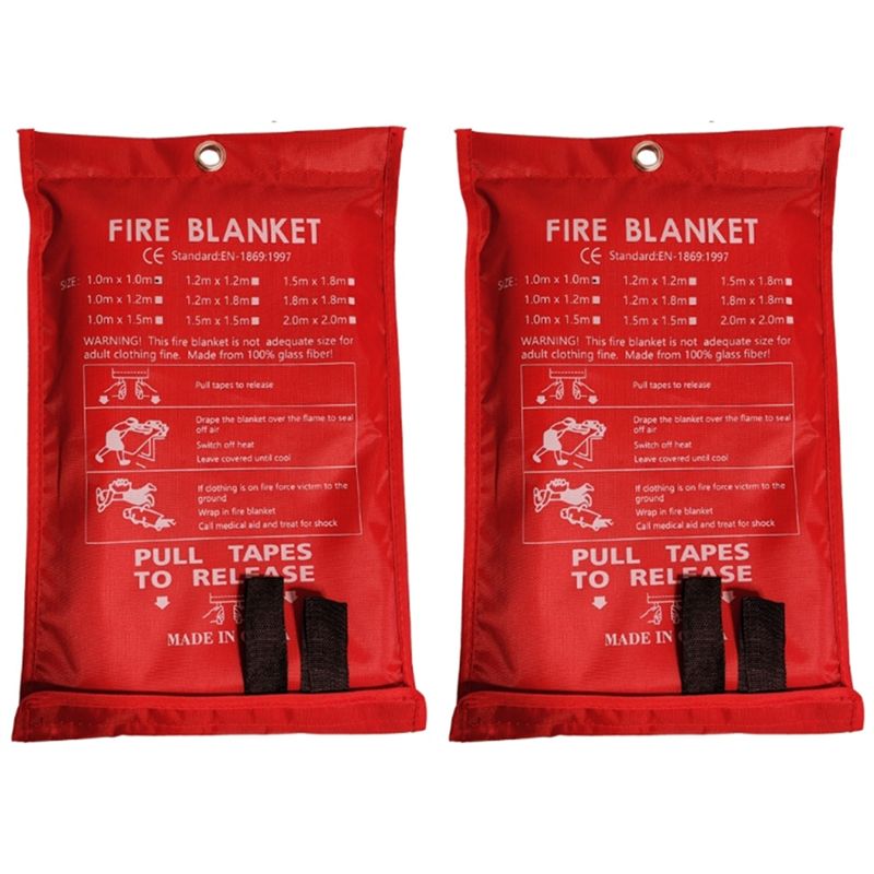 Fire Blanket Kitchen - Promotion Day 2PCS Emergency Fire Blanket,