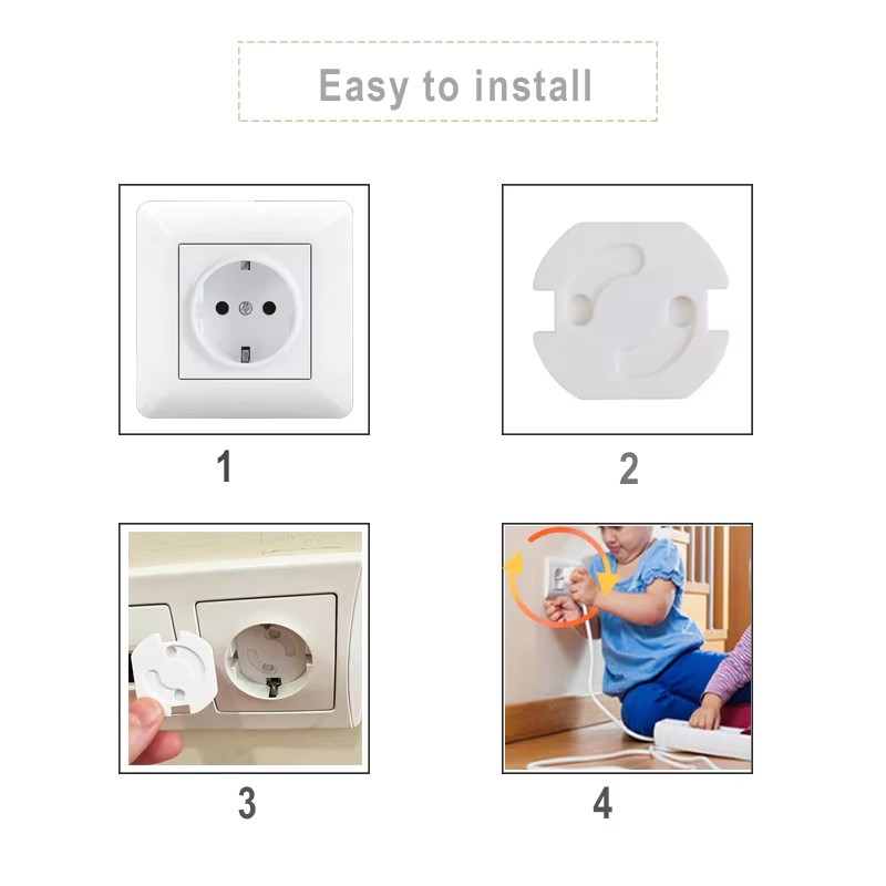 1-10Pcs Kids Sockets White Cov - Outlet Cover Baby recension och pris