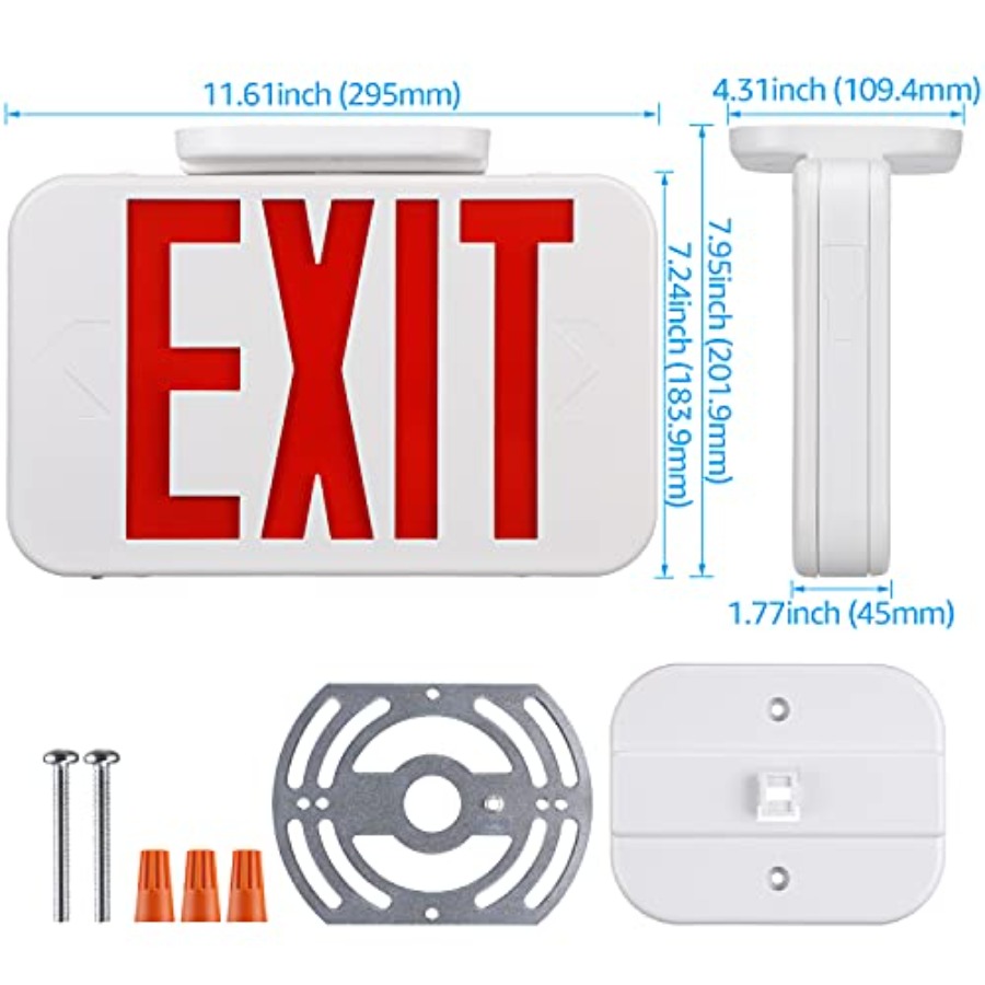 LED Exit Sign, Emergency Exit  - Emergency Exit Sign recension och pris