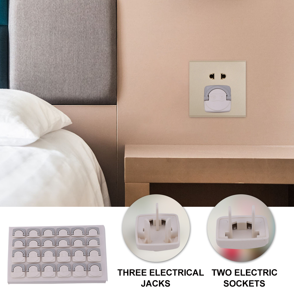 24Pcs Outlet Cover Set Premium - Outlet Cover Baby recension och pris
