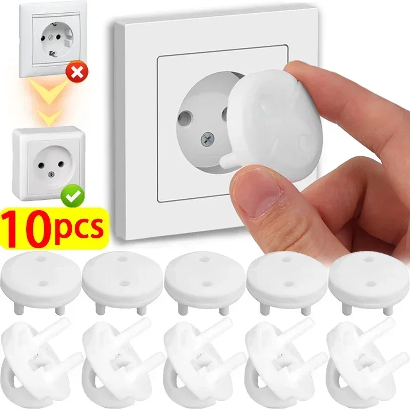 White Electrical Safety Socket - Outlet Cover Baby recension och pris