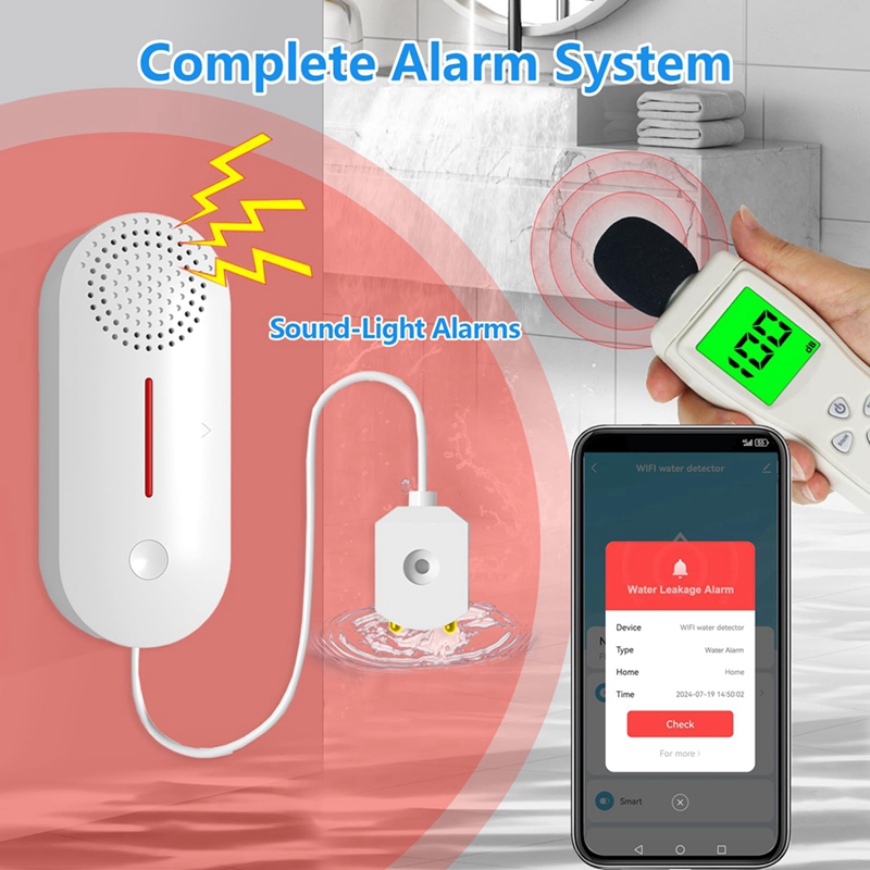 Water Detector Alarm, Smart Wa - Water Alarm Sensor recension och pris