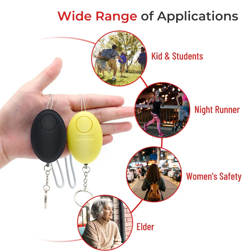 120dB Personal Safety Alarm Ke - Personal Alarm Keychain recension och pris
